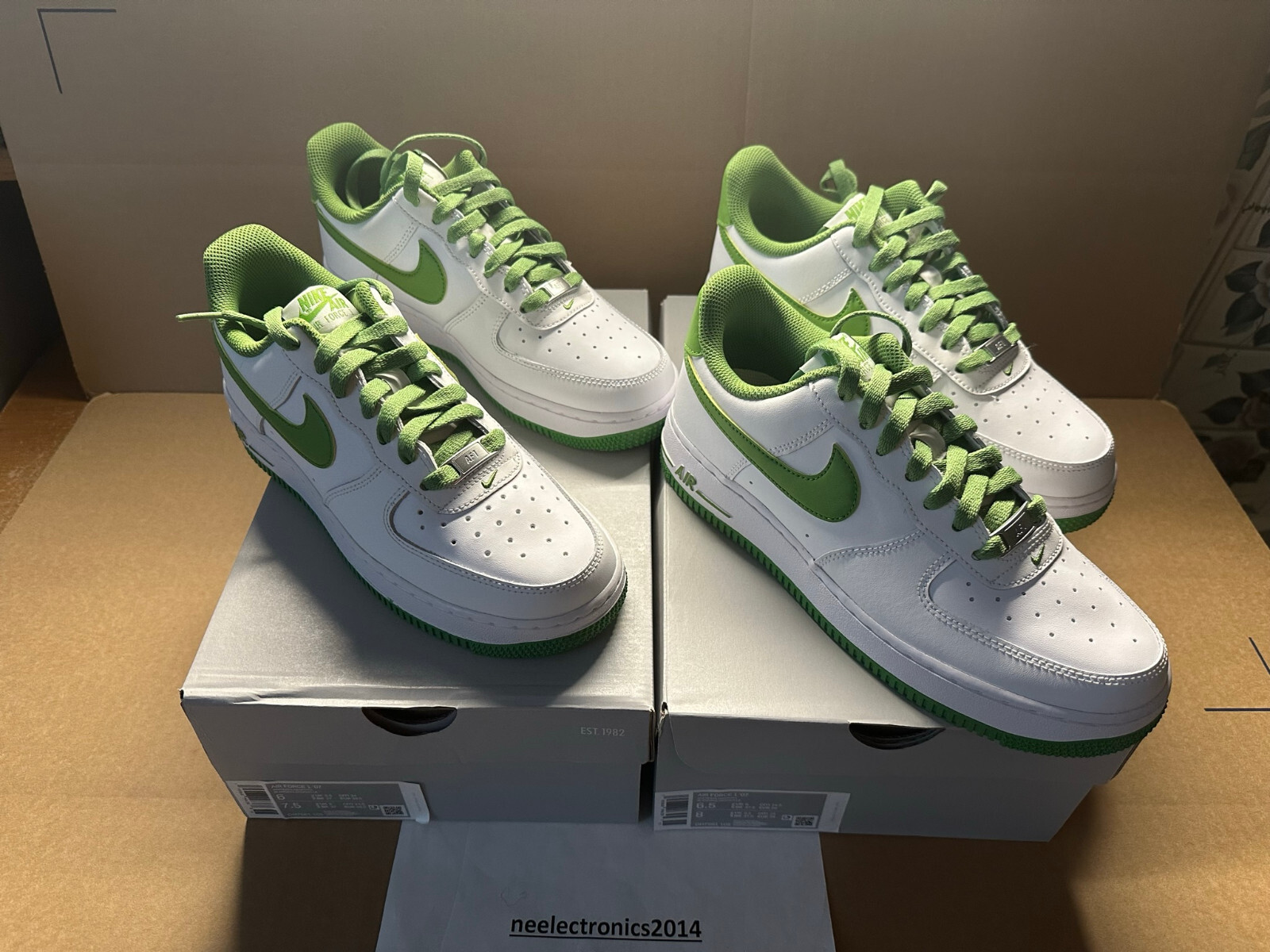 スニーカー Nike Air Force 1 Low '07 White Chlorophyll DH7561-105 Nike Air Force 1 Low '07 White Chlorophyll Shoes DH7561-105