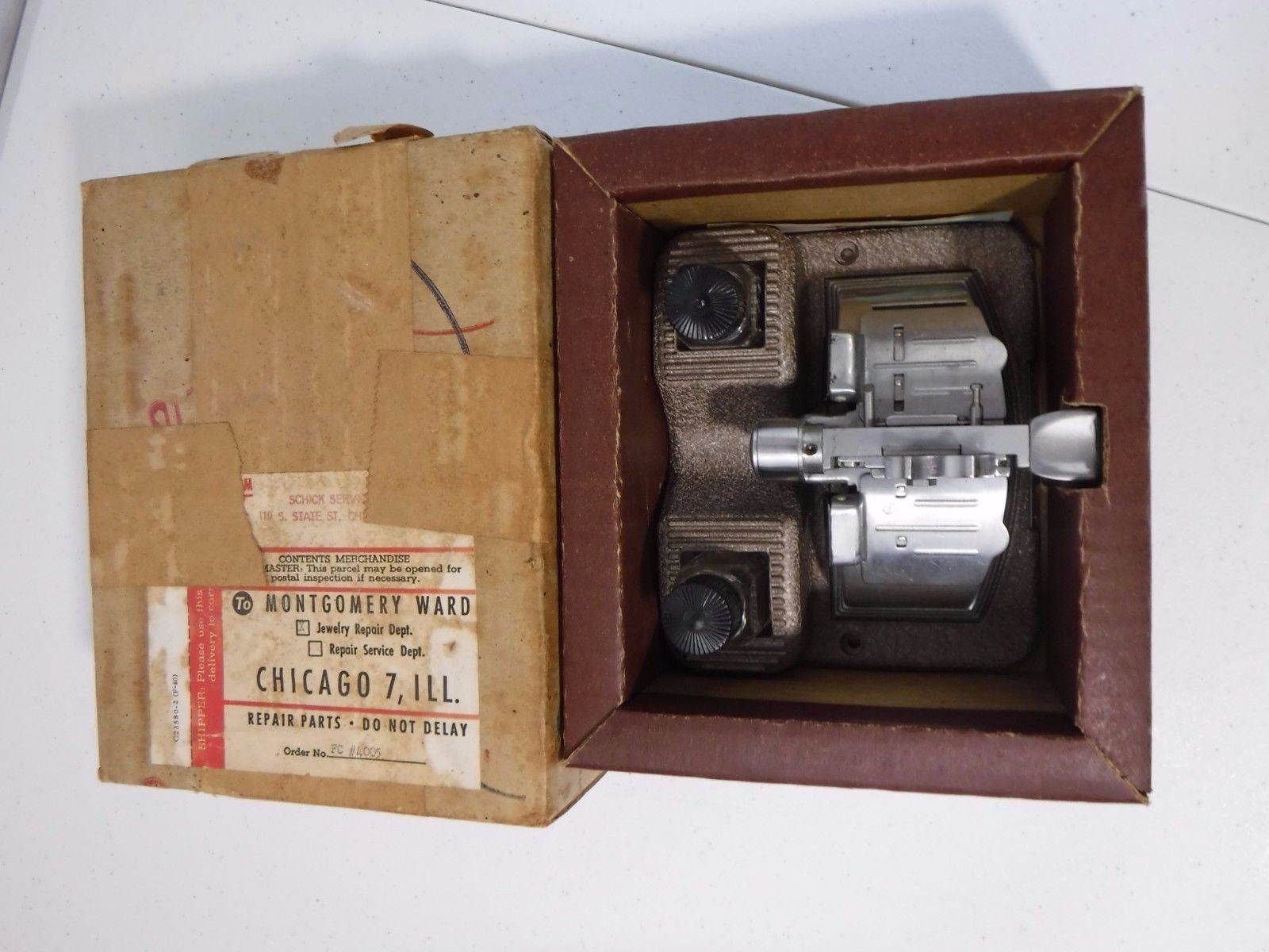 REVERE Curvamatic Film Splicer 8mm and 16mm In Original Box with Manual