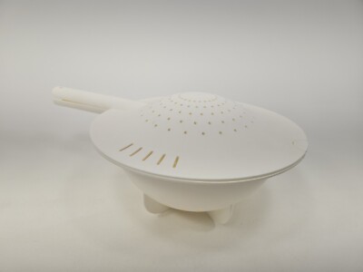 Tupperware Double Colander 2632 Base 2631 Cover Strainer White 2 Quart