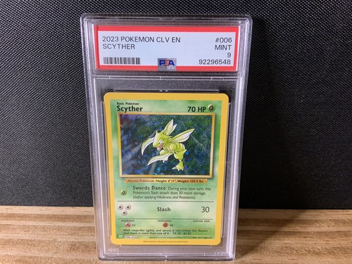 Pokemon Classic Collection Scyther Holo CLV 006/034 PSA 9