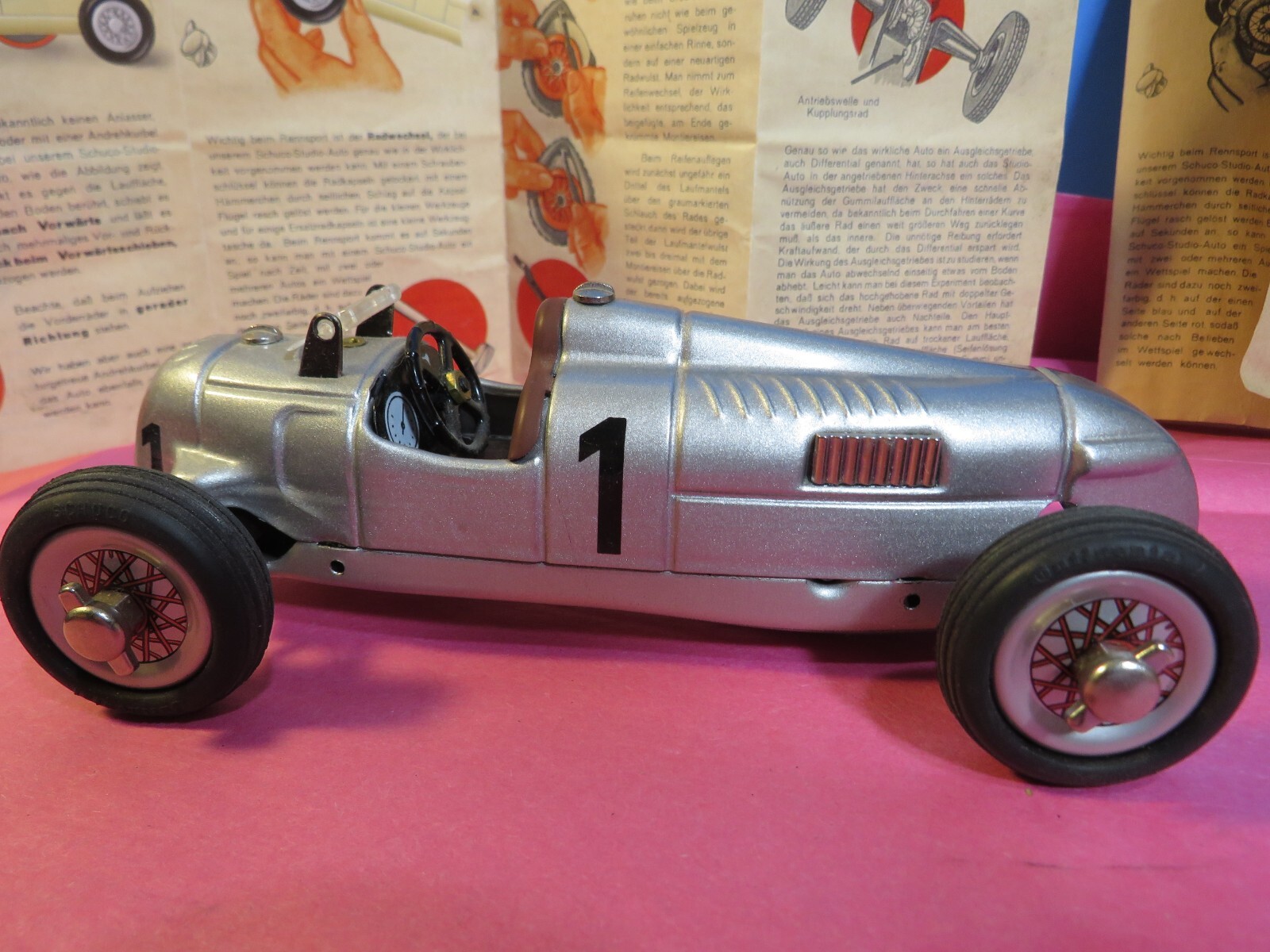 ミニカー Schuco~Studio II Auto Union Schuco Studio II 16cm (6 inches) Long - Auto Union Race Car
