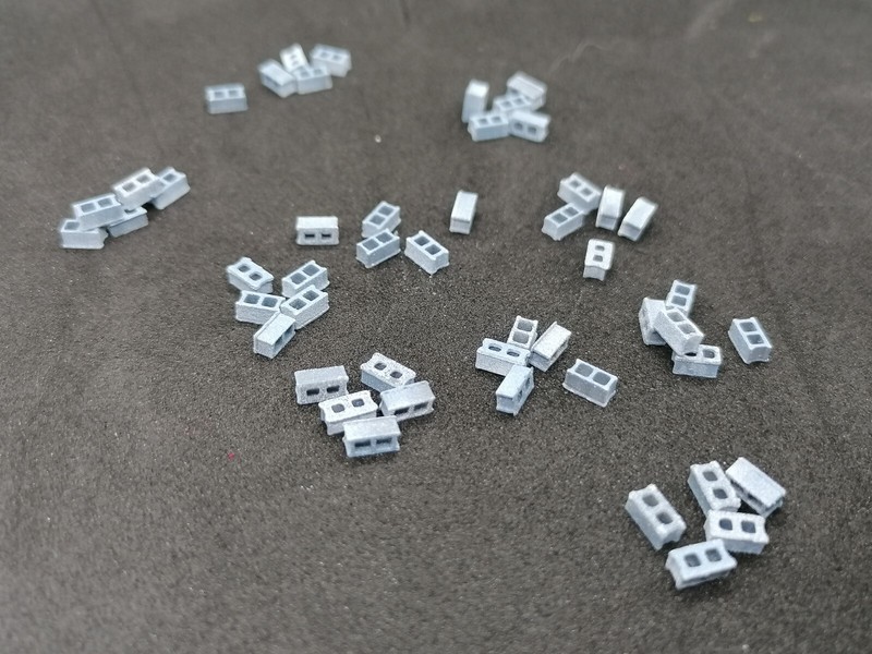 50 Moellons Peints - Modelisme Ho 1/87 1:87