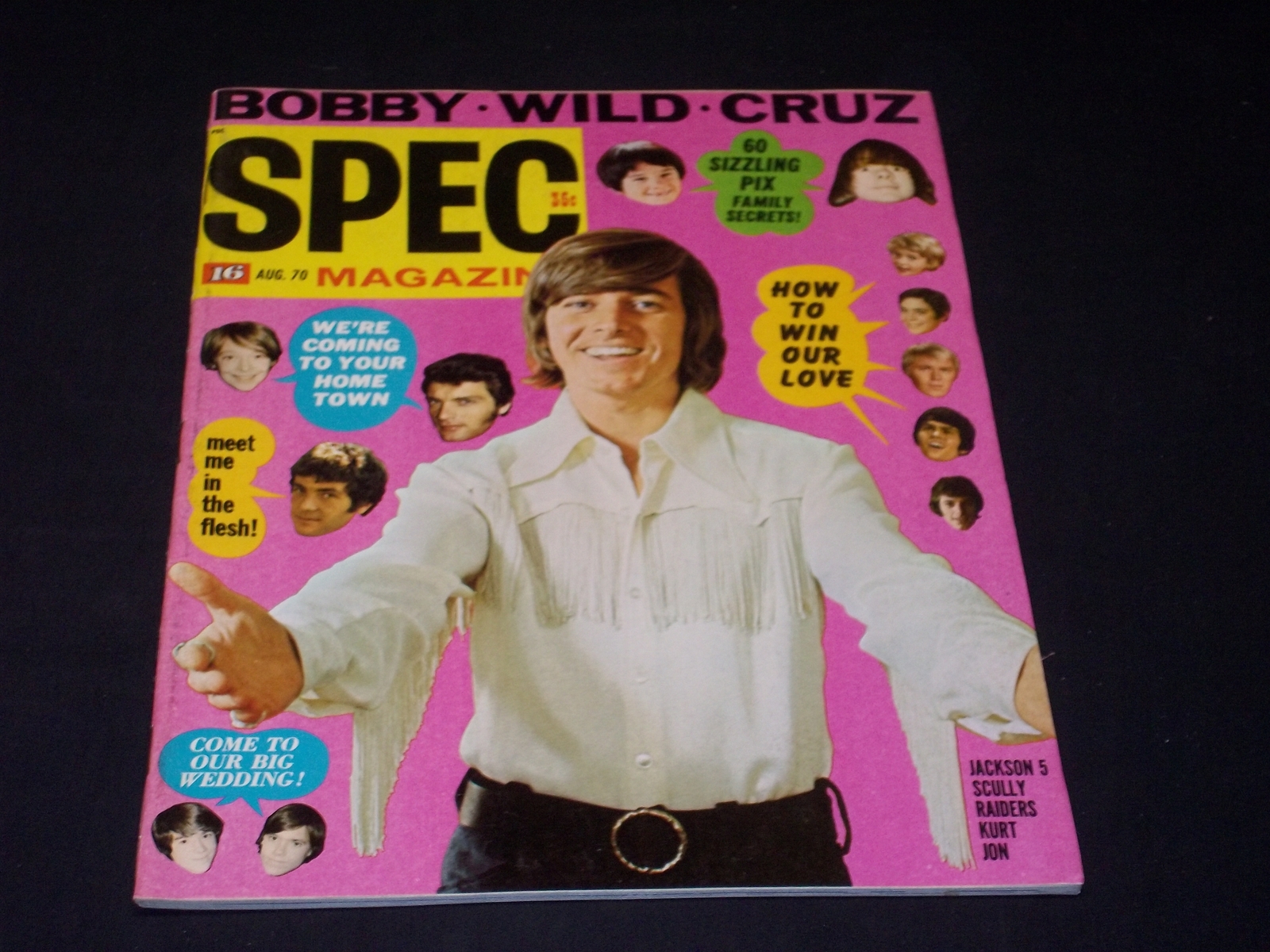 1970 AUGUST 16'S SPEC MAGAZINE - BOBBY SHERMAN - AWESOME
