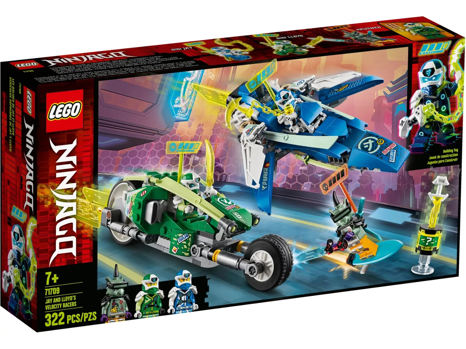 Sincerely yours… Lego Jay and Lloyd's Velocity Racers 71709 NINJAGO