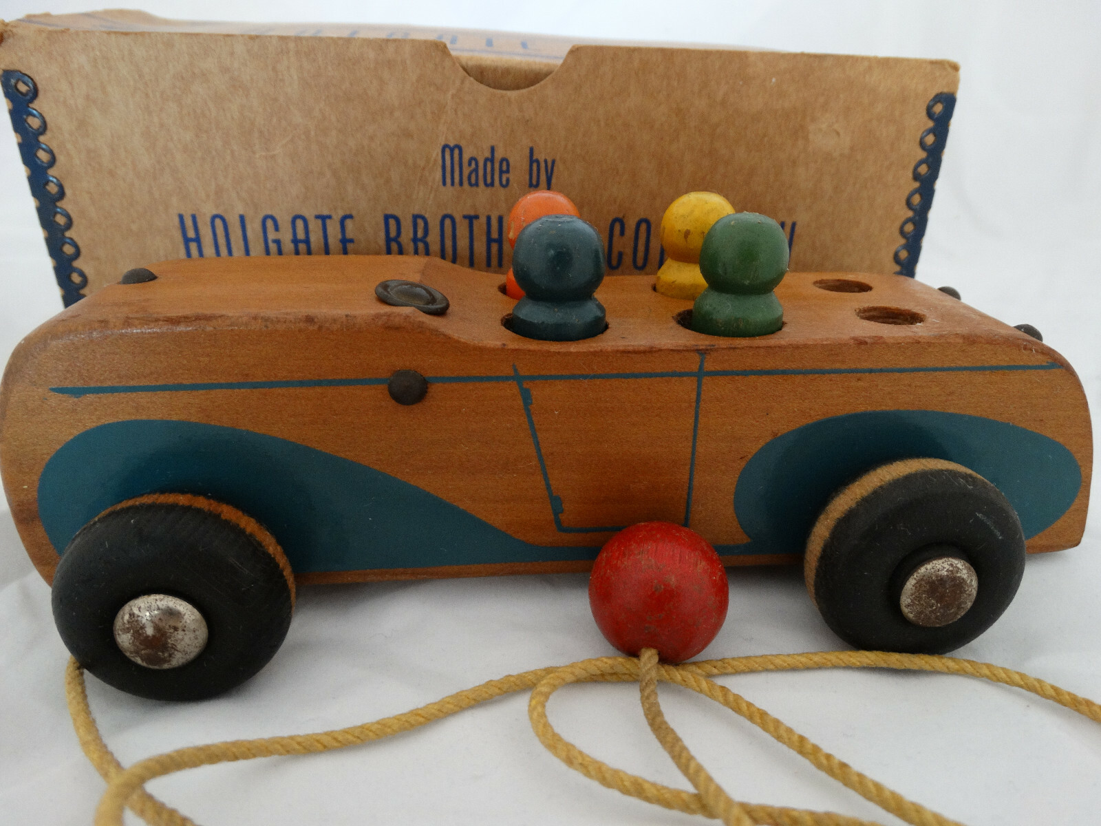 VINTAGE Holgate Toys N0. 639 Touring Sedan in Original Box ( c.1939)