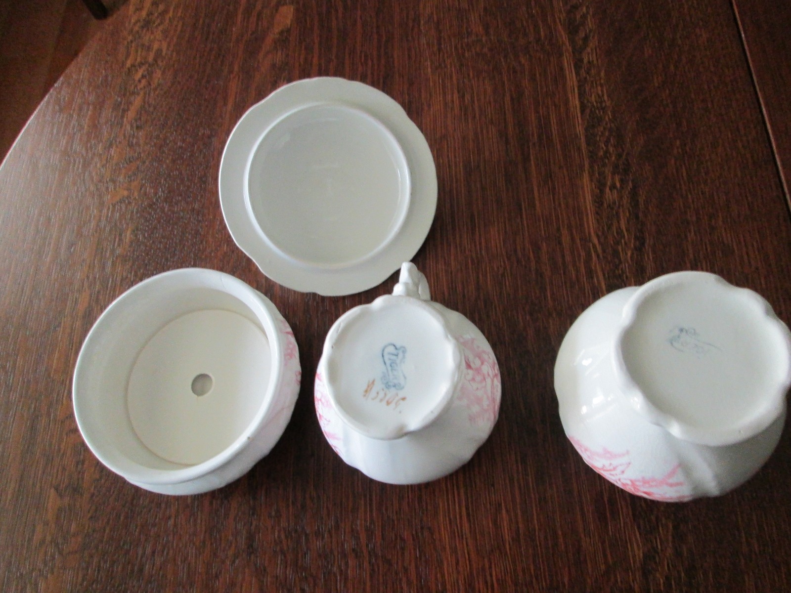 VINTAGE Sugar Creamer and Butter Dish