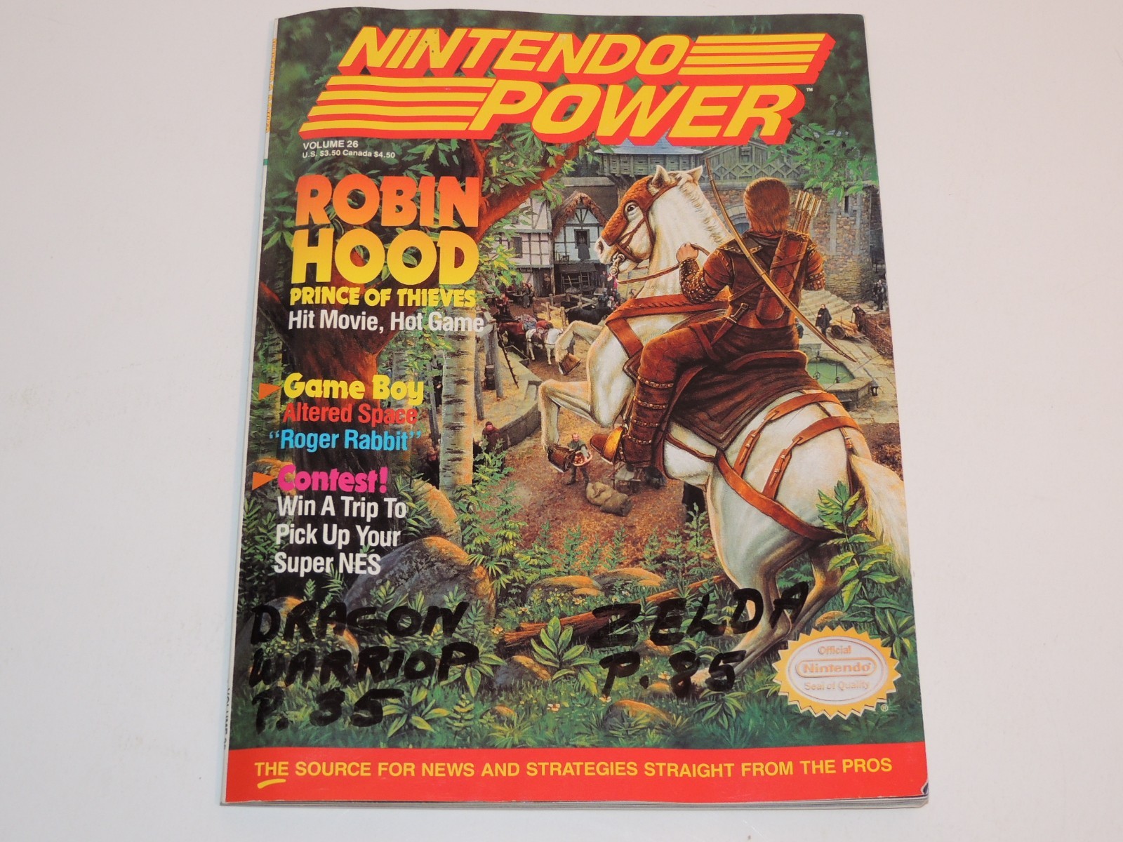 Nintendo Power Vol 26 & Mario Mania Player's Guide - Super Mario World Strategy