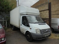 2012(12) FORD TRANSIT 350EF LUTON BOX, SPARES OR REPAIRS