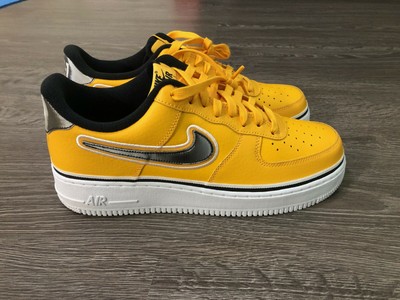 yellow high top air force ones
