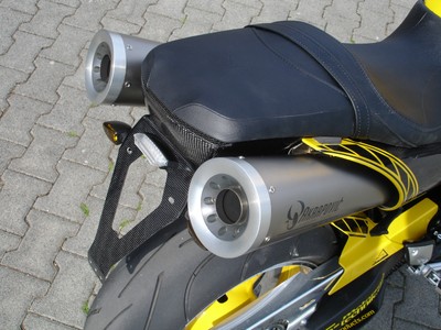 Yamaha MT- 01  2 Pers. Heckumbau + Hitzeschutz Heatshield NEU