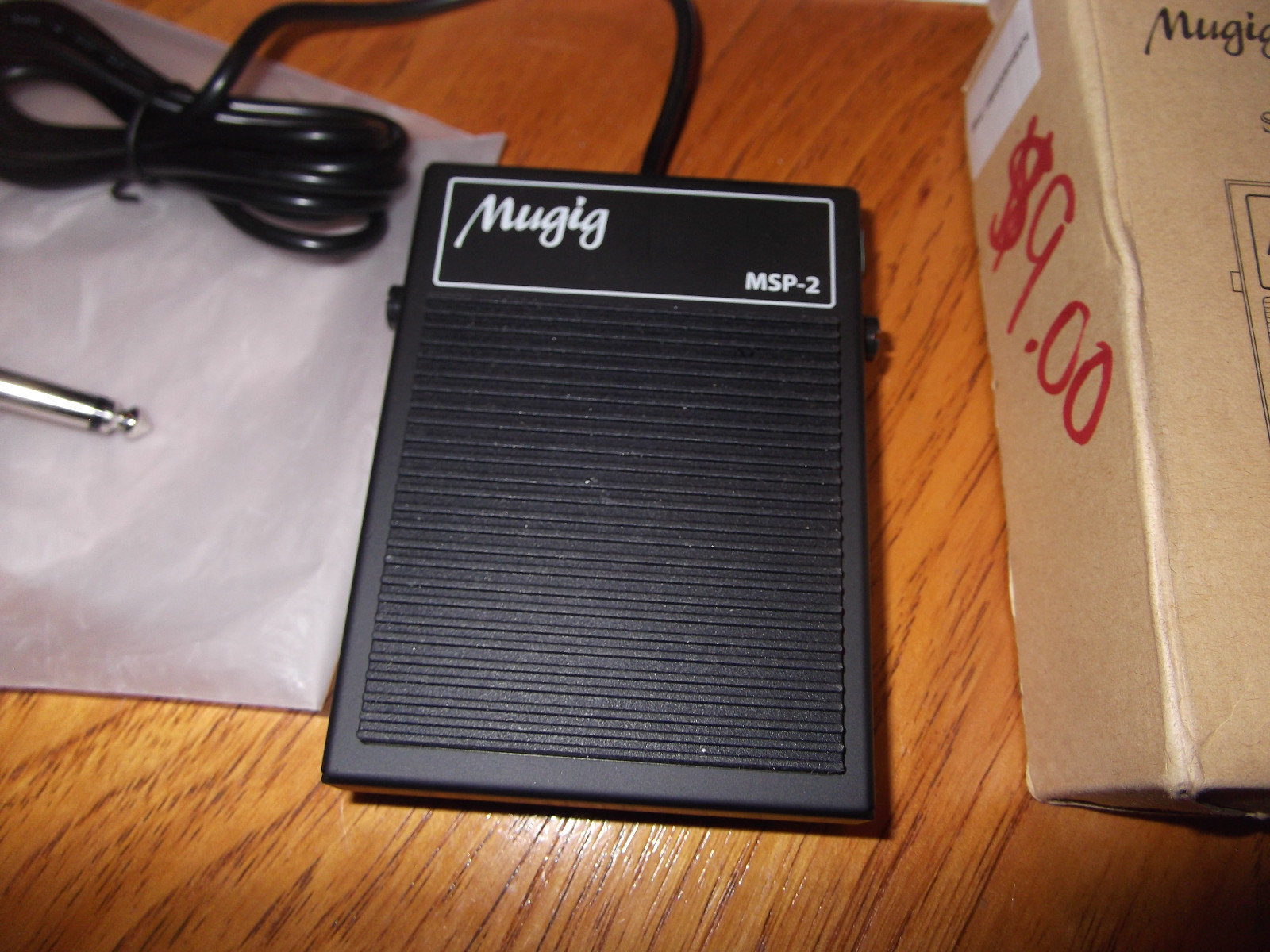 Mugig Sustain Pedal MSP-2 Universal Foot Pedal for Keyboard Digital Piano NIB