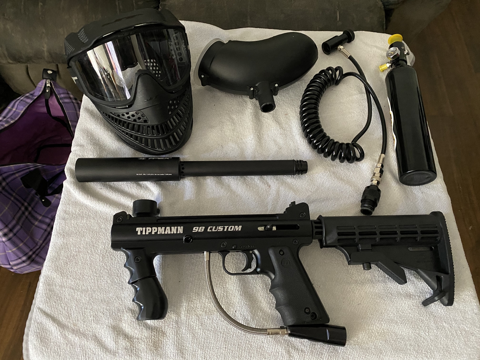 JT Elite Prime Paintball Mask/Goggle Black eBay