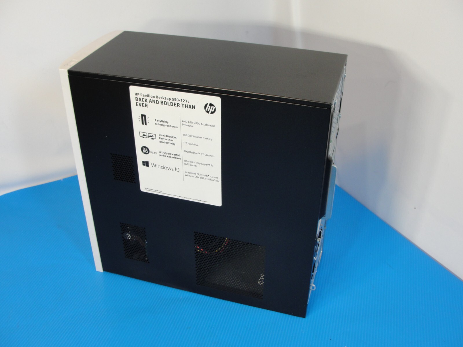 HP Pavilion 550-127C Tower Desktop AMD A10 8GB RAM 1TB Storage Win 10 - Thumbnail 10