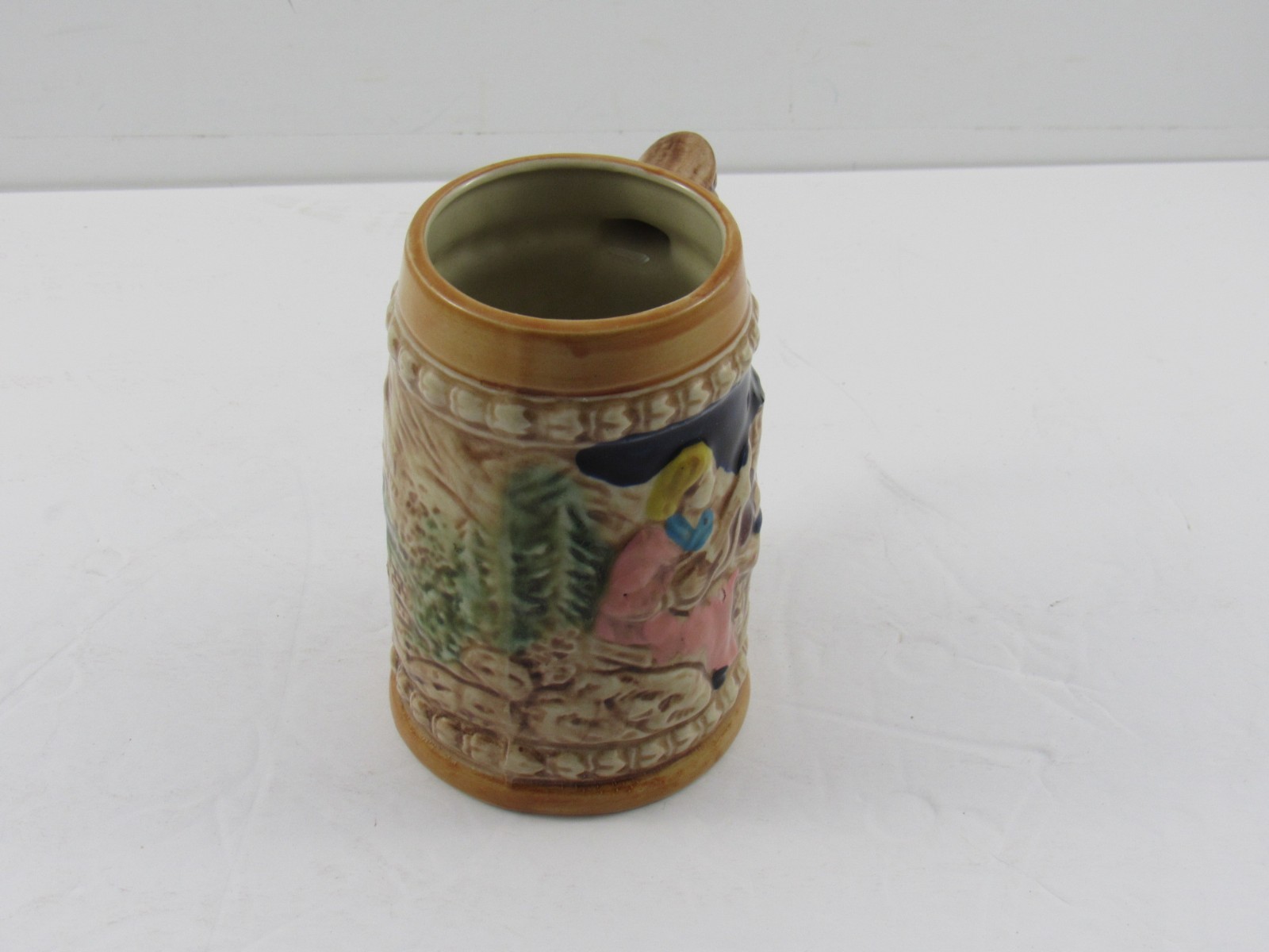 Vintage Hand Painted LEGO? Bavarian Beer Stein Mug : Made in Japan