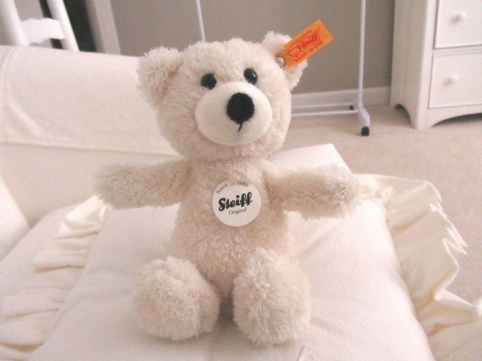 STEIFF BEST FOR KIDS TEDDYBEAR SUNNY 22 CREME NWT