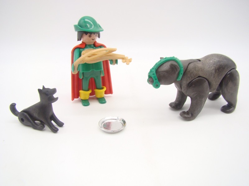Playmobil - Klicky - 3567 - Dresseur D' Ours - Complet - 1978 - Ancien -