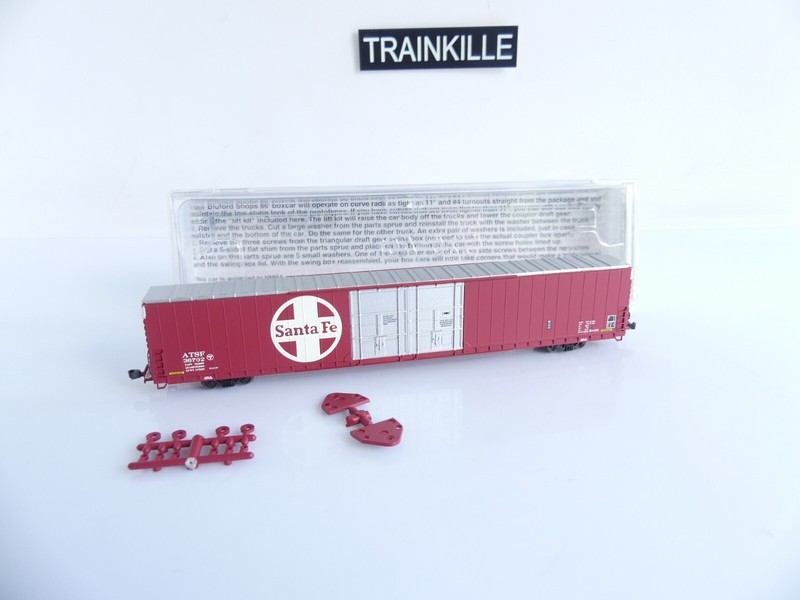 Bluford Shops 86042 Wagon Americain Auto Parts Boxcar Santa Fe 36702