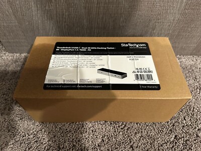 StarTech TB3CDK2DH Thunderbolt 3 Dock w/USB-C Host Compatibility - Dual 4K 60Hz