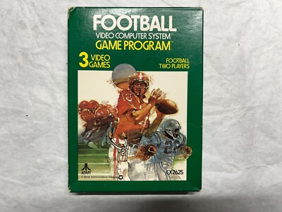 NICE Clean NOS Atari VCS 2600 Game Complete in Box 1978 Sealed FOOTBALL CX2625