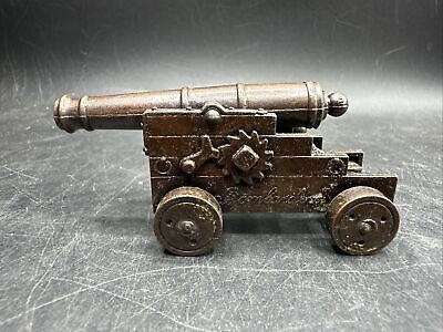 Vintage REDONDO ''BOMBARDERO'' DIECAST toy BRASS/BRONZE METAL CANNON MADE IN SPAIN