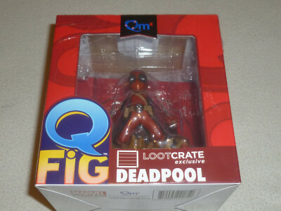 NEW IN BOX LOOTCRATE EXCLUSIVE DEADPOOL QMX FIG MARVEL COMICS QUANTUM MECHANIX >