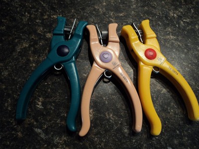 15 Pr of Provocraft Scrapbooking Scissors & 3 Hole Punches
