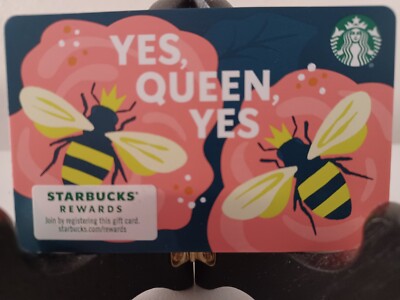 STARBUCKS CARD 2020 '' YES, QUEEN, YES '' BRAND NEW   VHTF   GREAT PRICE 