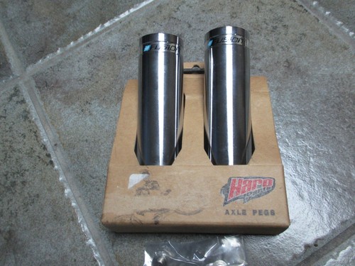 PRO+ BMX Alloy Threadless Pegs - Fits 3/8" Or 14mm Axles, Silver, Lightweight 14 thumbnail image