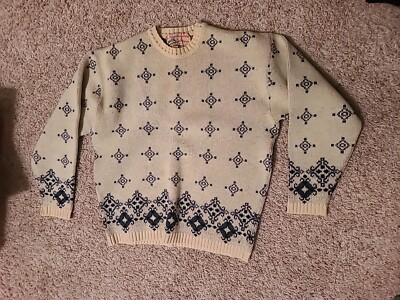 Vintage Strick Meister  Mens Small S Wool Made In Austria