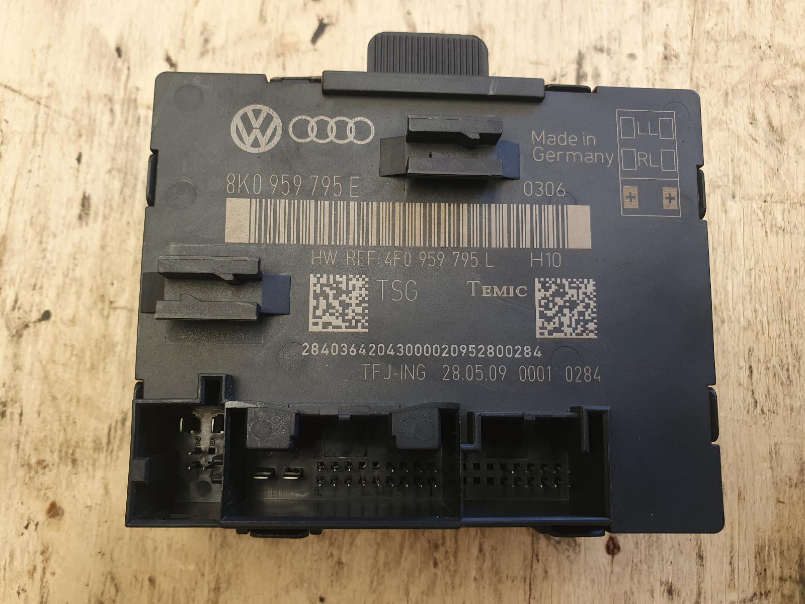 2010 Audi A5 RIGHT REAR WINDOW REGULATOR CONTROL ECU 8T 10/07-12/11 image 4