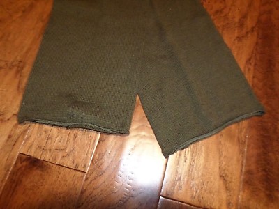 U.S MILITARY ARMY ISSUE OD GREEN WOOL SCARF GENUINE G.I SCARVES