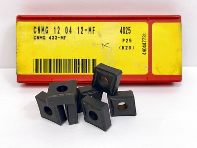 SANDVIK CNMG 433-MF CNMG120412-MF New Carbide Inserts Grade 4025 7pcs