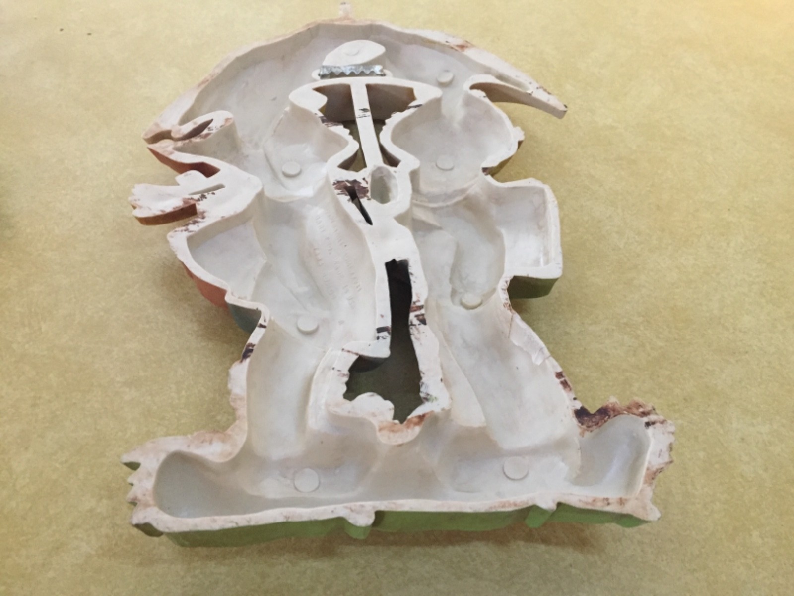 VTG 1977 HOMCO DART BOY GIRL FIGURE BIRD UMBRELLA SPRING SHOWERS WALL PLAQUE SET