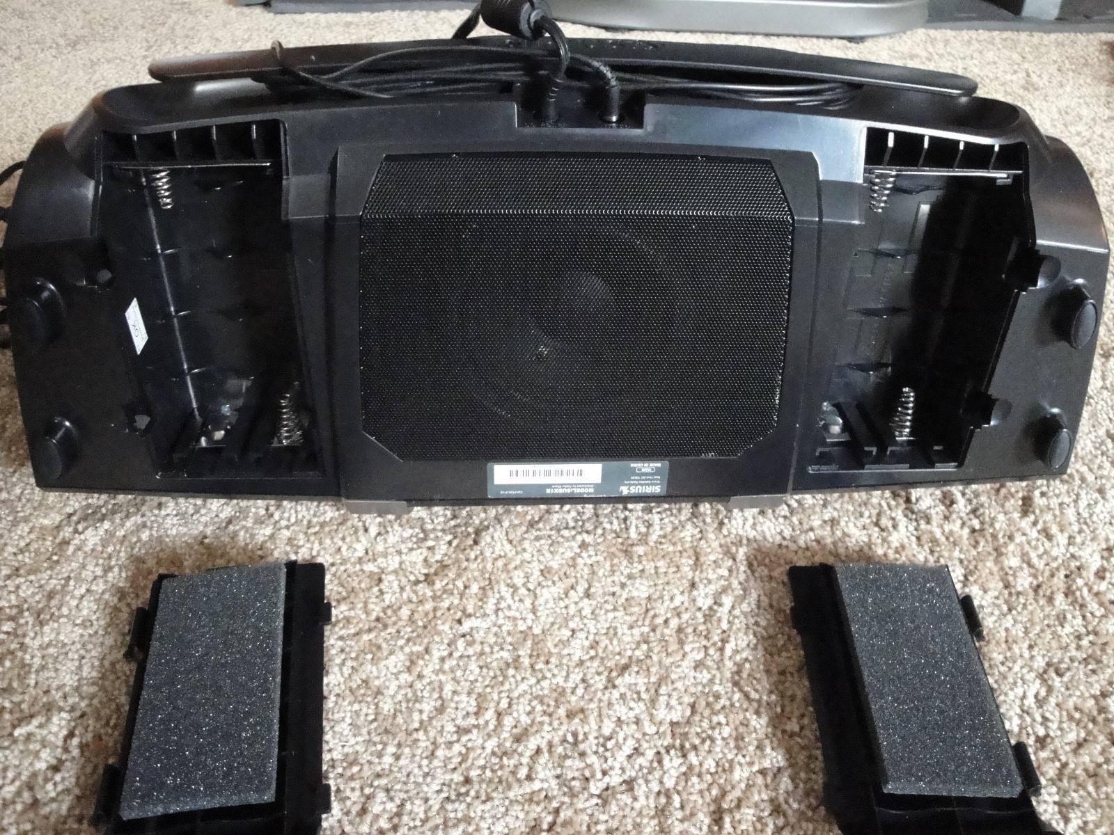 Sirius SUBX1 Boombox Base Home Portable Satellite Radio with Remote
