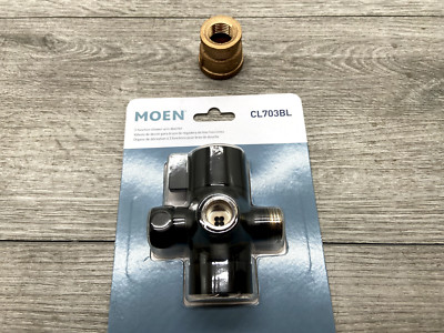 Moen CL703BL Matte Black 3-function shower arm diverter Box Of 3