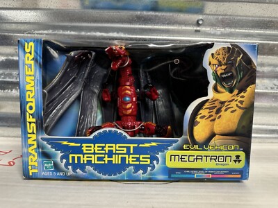 TRANSFORMERS BEAST MACHINES VEHICON LEADER MEGATRON DRAGON 1999 HASBRO MISB