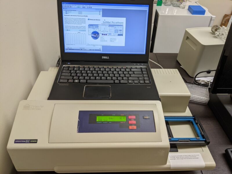 Spectramax Gemini Fluorescence Microplate Reader W Softmax Pro 5.4 Ready To Use