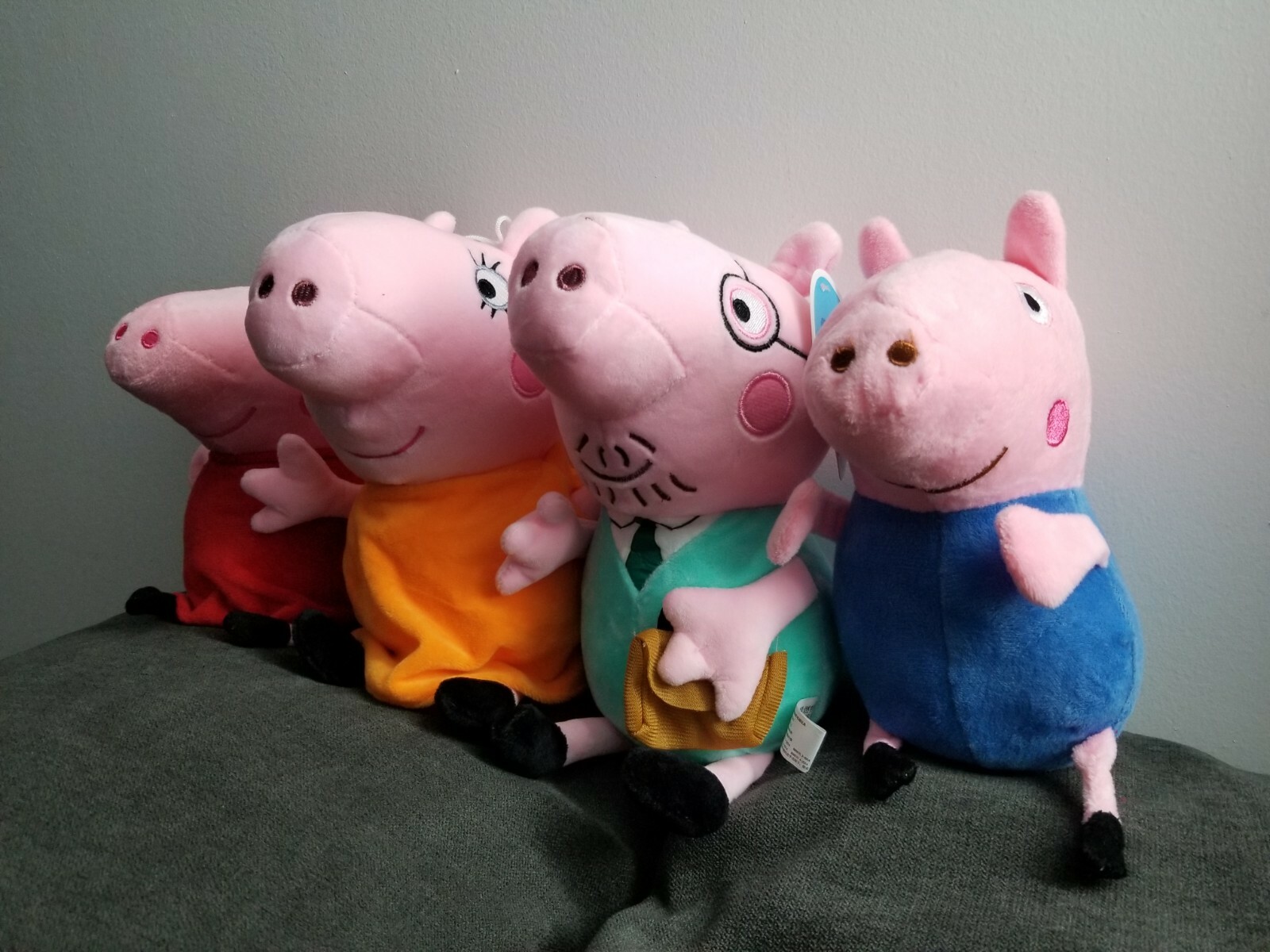 peppa pig soft toy set