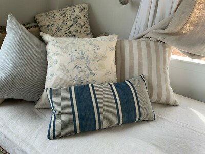 feather tick pillows