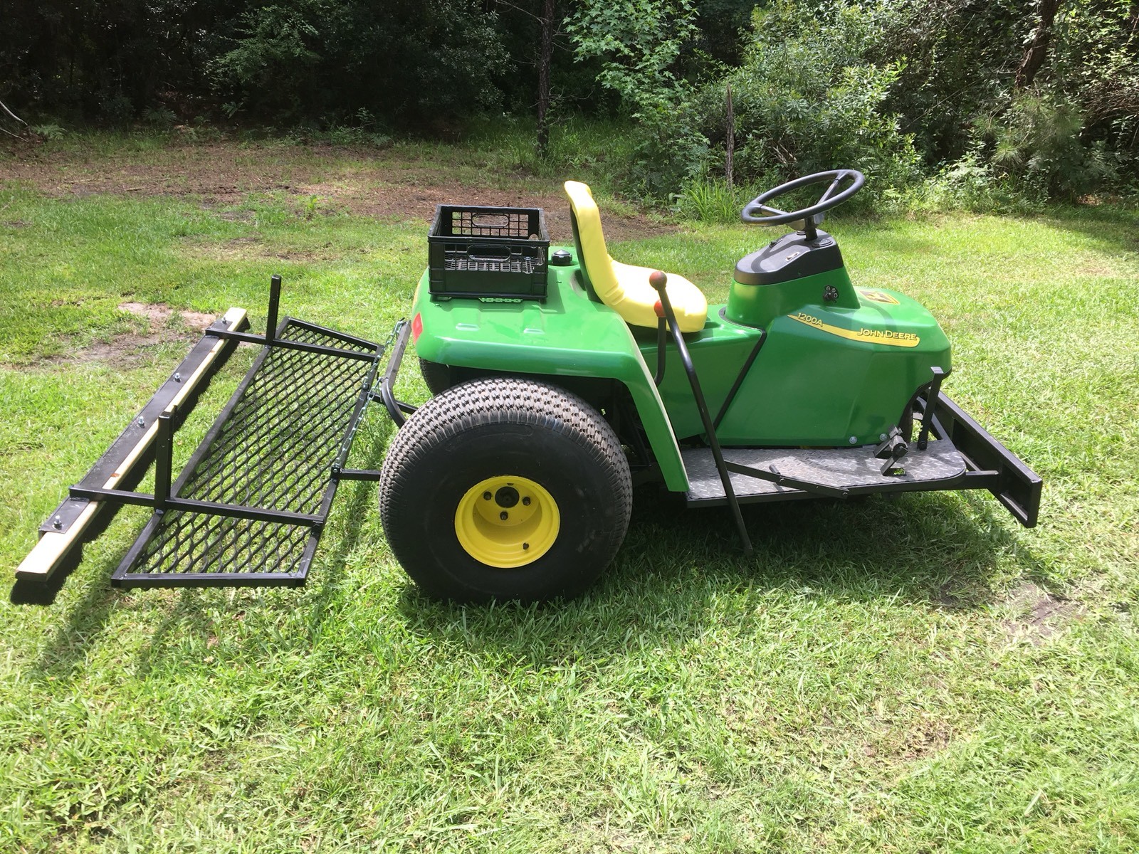 JOHN DEERE 1200A INFIELD RAKE GROOMER DRAG BUNKER RAKE SAND PRO SAND TRAP GOLF