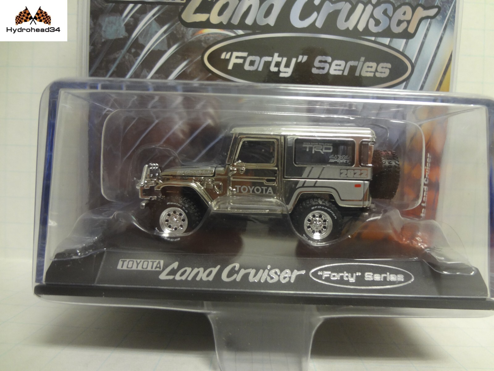 Johnny Lightning 1980 Toyota Land Cruiser Chrome Forty