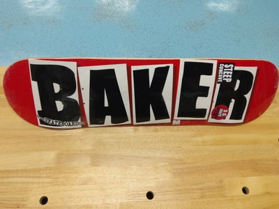 BAKER SKATEBOARDS THE OG ICONIC BAKER FOR LIFE ! LOGO SQUARE SKATEBOARD STICKER