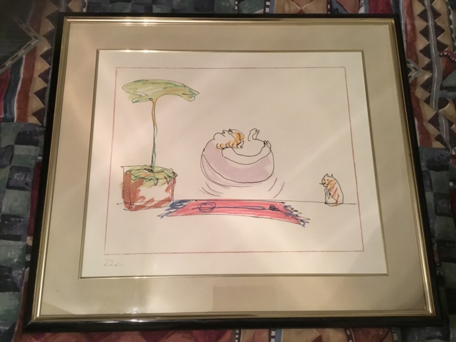 John Lennon “Feeling Good” Serigraph 3/300 with Yoko Ono
