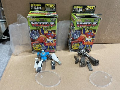 Transformers Act-5 Heroes Of Cybertron SCF Figures GINRAI 2 Versions W/Boxes