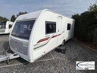 2017 Lunar Venus 550 4 Berth Fixed Singles Caravan - STOCK NO S059