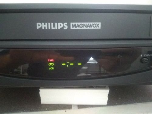 Phillips Magnavox VHS Video Cassette Recorder - Model # VRA231AT22 plays great