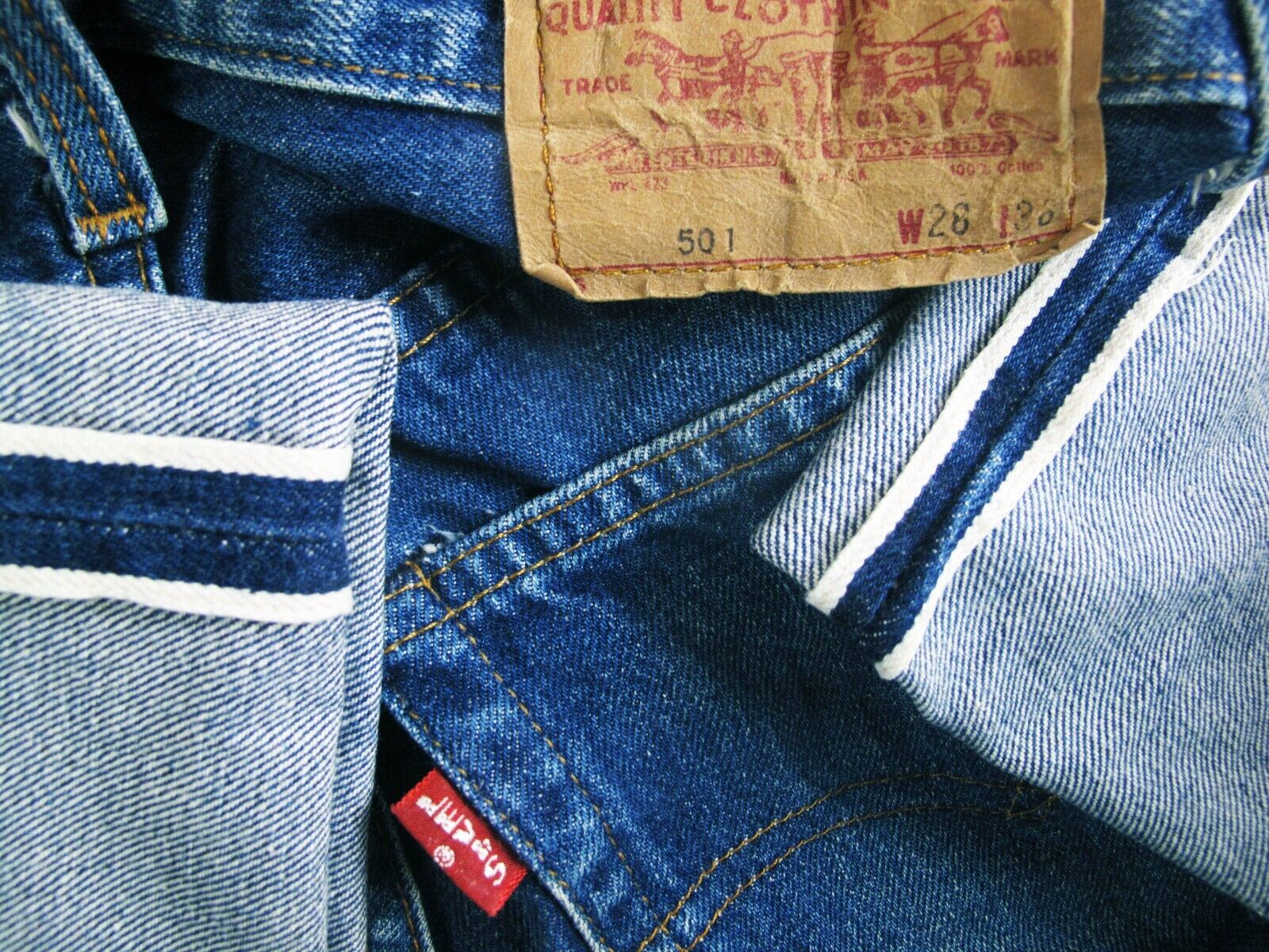 HOT VTG 90s USA LEVI'S @ 501xx BIG E SELVEDGE 555 Denim HOT VTG 90s USA LEVI'S @ 501xx BIG E SELVEDGE 555 Denim