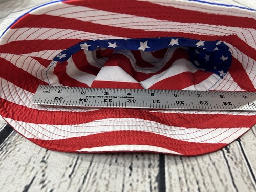 Buc-ee's Bucees Youth Bucket Hat Cap Texas Flag USA Patriotic