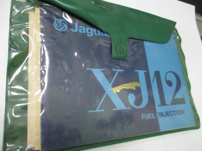 Jaguar XJ12 series 2 owners handbook NOS Jaguar AKM3981 issue 1 with JAGUAR bag