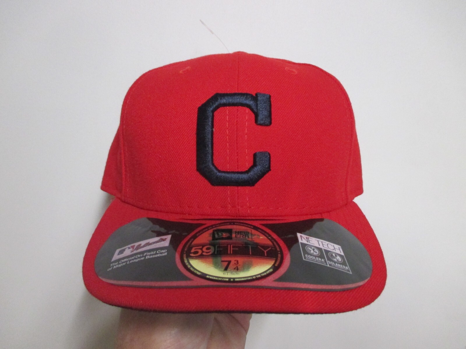 k*e様 NEW ERA 59fifty Guardians 7 3/4 Cleveland Indians Guardians Hat Men 7 3/4 Red 59Fifty New